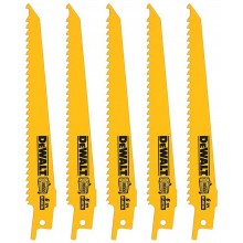DeWALT DT2359 Pilový list 152 mm na dřevo a plast 5 ks