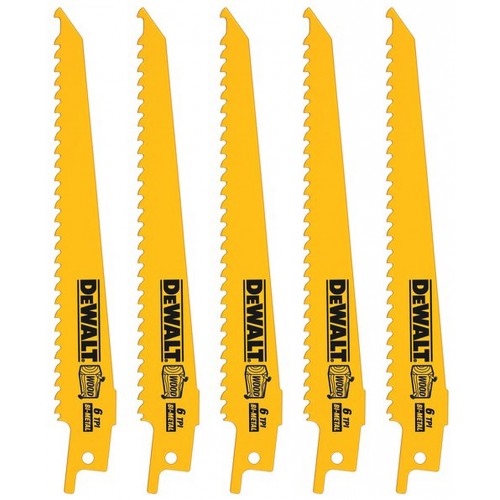 DeWALT DT2359 Pilový list 152 mm na dřevo a plast 5 ks