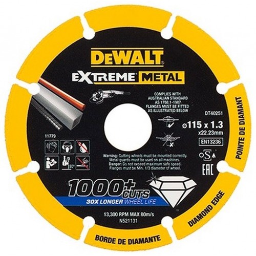 DeWALT DT40251 Diamantový kotouč Extreme 115 x 22,2 mm na kov