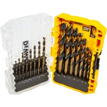 DeWALT DT70729 Sada vrtáků do kovu, 23-dílná, Black & Gold