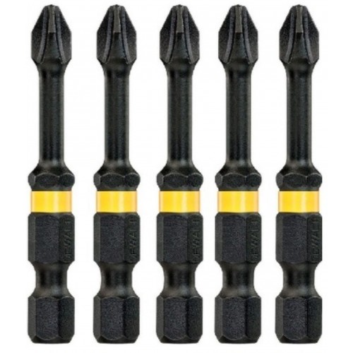 DeWALT DT7998T Sada bitů 5 ks Ph2 50 mm EXTREME Torsion DeWALT DT7998T Sada bitů 5 ks Ph2 50 mm EXTREME Torsion
