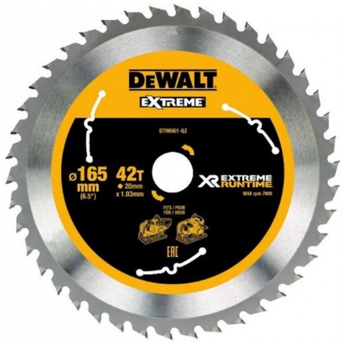 DeWALT DT99561 Pilový kotouč Extreme 165 x 20 mm, 42 zubů, ATB+R 10°