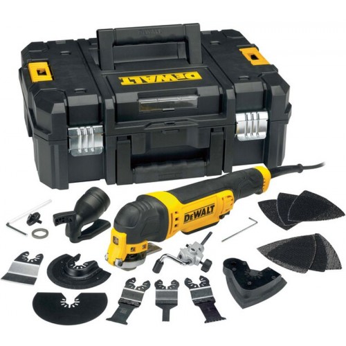 DeWALT DWE315KT Multitool oscilační bruska 300W + sada príslušenství v TSTAK-Box II DeWALT DWE315KT Multitool oscilační bruska 300W + sada príslušenství v TSTAK-Box II