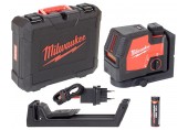 Milwaukee L4 CLL-301C Aku křížový liniový laser s USB, 1xL4 B3 4933478098