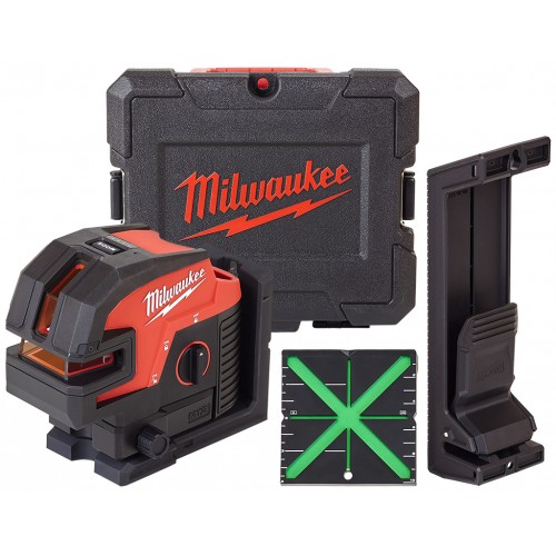 Milwaukee M12 CLL4P-0C Kombinovaný křížový liniový 4-bodový laser, bez aku, kufr 4933479202 Milwaukee M12 CLL4P-0C Kombinovaný křížový liniový 4-bodový laser, bez aku, kufr 4933479202