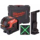 Milwaukee M12 CLL4P-0C Kombinovaný křížový liniový 4-bodový laser, bez aku, kufr 4933479202