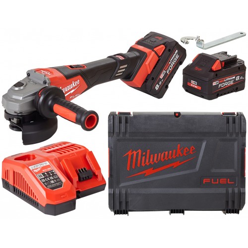 Milwaukee M18 FHSAG125XB2-802X Aku úhlová bruska 125mm (18V/2x 8,0Ah/HD BOX) 4933493416 Milwaukee M18 FHSAG125XB2-802X Aku úhlová bruska 125mm (18V/2x 8,0Ah/HD BOX) 4933493416