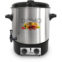 DOMO Zavařovací hrnec nerezový - plast kohout (27 l / 2000W) DO42323PC