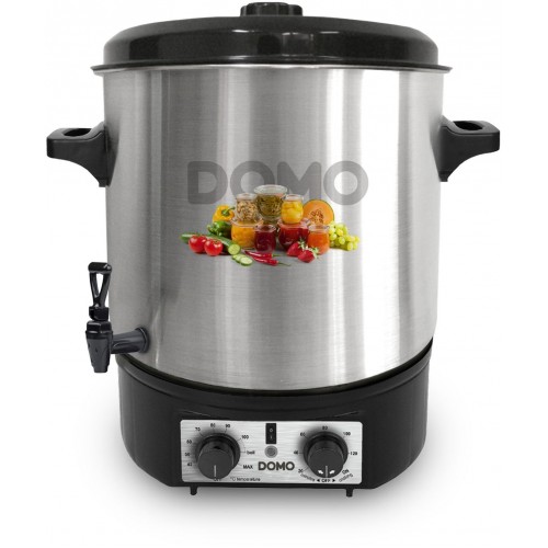 DOMO Zavařovací hrnec nerezový - plast kohout (27 l / 2000W) DO42323PC DOMO Zavařovací hrnec nerezový - plast kohout (27 l / 2000W) DO42323PC