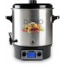 DOMO Zavařovací hrnec nerezový s LCD - 2 otvory - plast kohout (27 l / 2000W) DO42328PC