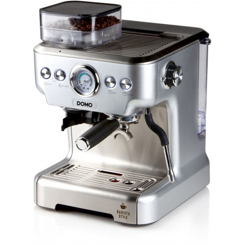 DOMO Pákový kávovar s mlýnkem na kávu, 1620W DO725K