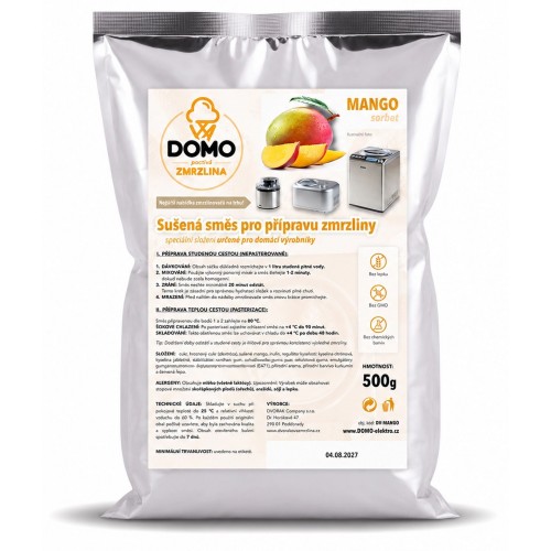 DOMO Směs na výrobu zmrzliny s příchutí manga - DV-MANGO DOMO Směs na výrobu zmrzliny s příchutí manga - DV-MANGO