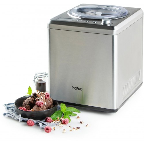 PRIMO Zmrzlinovač s kompresorem - nerezový 2l/180W PR408IM