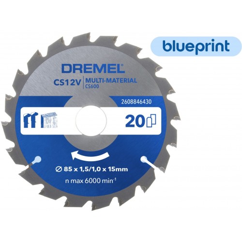 DREMEL® Blueprint (CS600) Plátek na různé materiály, Pila 2608846430 DREMEL® Blueprint (CS600) Plátek na různé materiály, Pila 2608846430