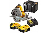 DeWALT DCS572P2 Aku kotoučová pila 184mm XR 18V (2x5,0Ah) kufr Tstak