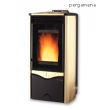 BAZAR Duchessa Steel 9 kW pergamon krbová kamna POŠKRÁBANÉ!!