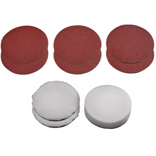 Einhell Sada pro leštění/broušení, 10ks, 150 mm 2093246