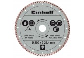 Einhell Diamantový kotouč TURBO 200x25,4 mm na dlaždice 4301175