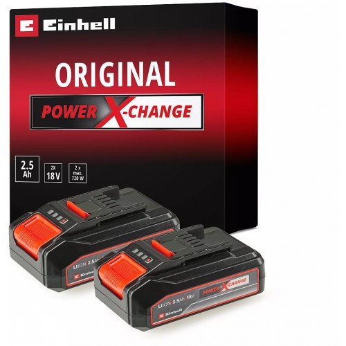 Einhell 2x 18V 2,5Ah PXC-Twinpack CB Baterie 4511524 Einhell 2x 18V 2,5Ah PXC-Twinpack CB Baterie 4511524