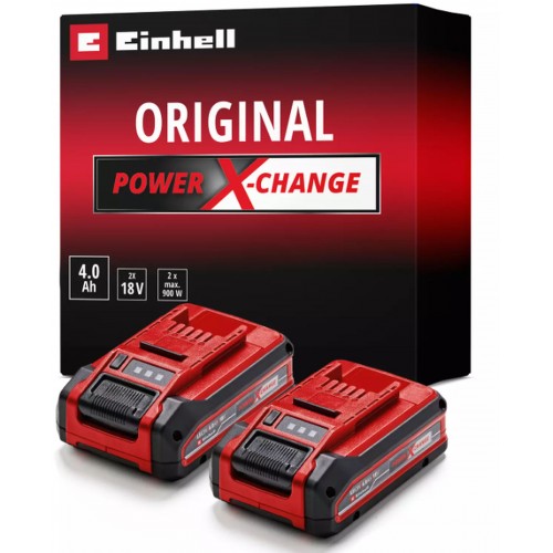 Einhell PXC Baterie 2x (18V/4,0Ah) Twinpack 4511629 Einhell PXC Baterie 2x (18V/4,0Ah) Twinpack 4511629