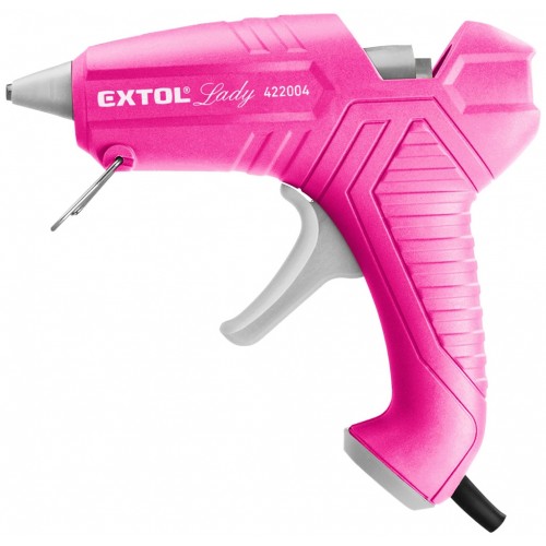 EXTOL LADY pistole tavná lepící, 11mm, 40W, růžová 422004