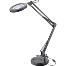 EXTOL LIGHT lampa stolní s lupou, USB napájení, 1300lm, 3 barvy světla, 5x zvětšení 43160