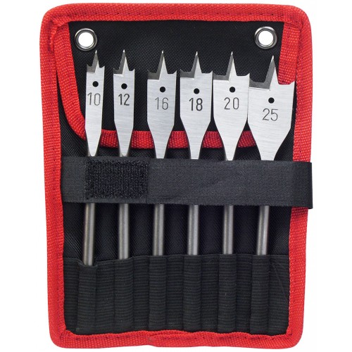 EXTOL PREMIUM vrtáky ploché do dřeva, sada 6ks 8801210 EXTOL PREMIUM vrtáky ploché do dřeva, sada 6ks 8801210