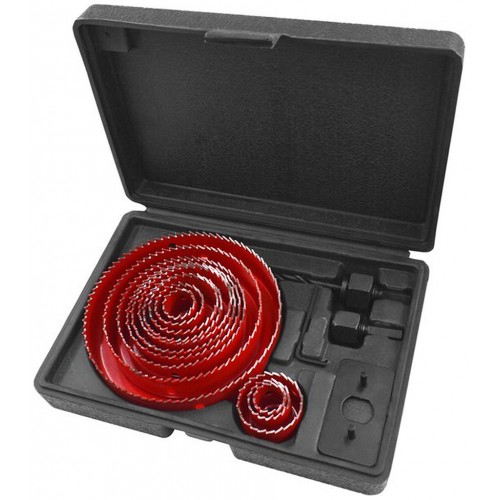 EXTOL PREMIUM vrtáky vykružovací korunkové, 13průměrů 19-127mm 8801605