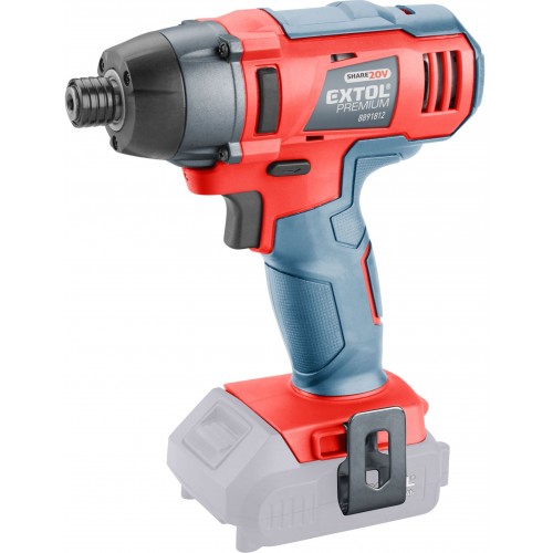 EXTOL PREMIUM utahovák rázový 1/4" aku SHARE20V, 20V Li-ion, bez baterie a nabíječky 8891813 EXTOL PREMIUM utahovák rázový 1/4" aku SHARE20V, 20V Li-ion, bez baterie a nabíječky 8891813