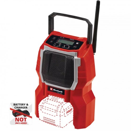 Einhell TC-RA 18 Li BT - Solo Aku rádio 3408017 Einhell TC-RA 18 Li BT - Solo Aku rádio 3408017