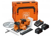 FEIN F-IRON Cut 57 AS Set Kompaktní aku ruční kotoučová pila na kov (18V/2x8,0Ah) L-Boxx 71360462000