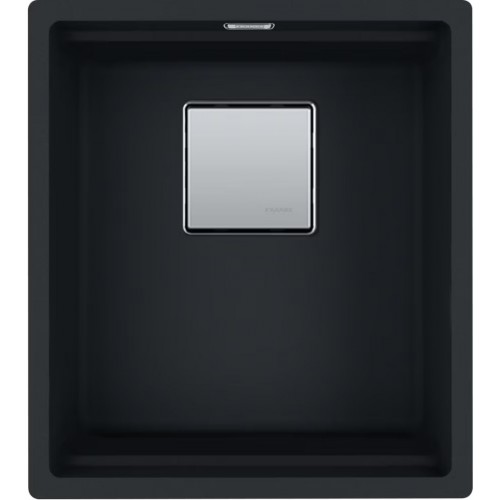 Franke Kubus 2 KNG 110-37, 410x460 mm, fragranitový dřez, Matná černá 125.0670.899