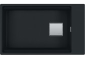 Franke Kubus 2 KNG 110-62, 760x460 mm, fragranitový dřez, Matná černá 125.0627.321