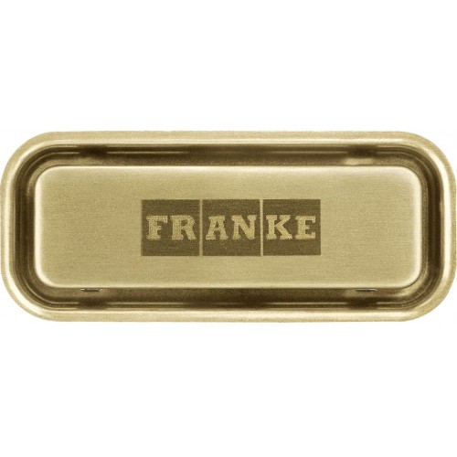 Franke Krytka skrytého přepadu hranatá, Celonerez, Zlatá 133.0630.111