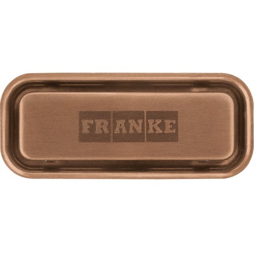 Franke Krytka skrytého přepadu hranatá, Celonerez, Měděná 133.0630.057