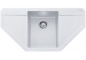 Franke Maris MRG 612 E, 960x500 mm, fragranitový dřez, bílá led 114.0250.568