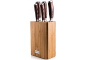 G21 Sada nožů Gourmet Nature 5 ks + bambusový blok 6002218