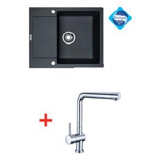 Franke set G7 dřez MRG 611-62 .099 grafit + dřezová baterie Samoa