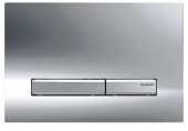 Geberit Sigma50 ovládací tlačítko, pro 2 množství splachování, hromovaná 115.788.21.2