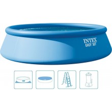 Příslušenství k INTEX Easy Set Pool Bazén 457 x 107 cm s kartušovou filtrační pumpou 26166GN