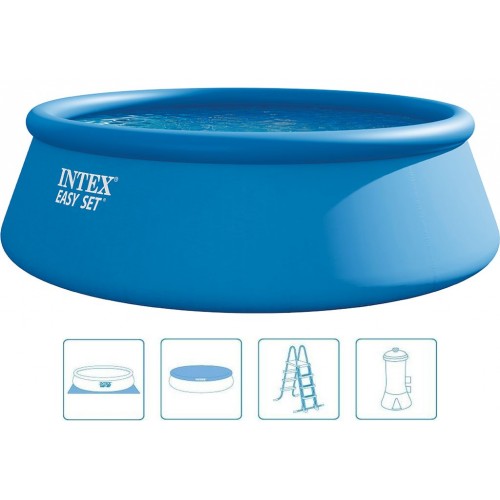 INTEX Easy Set Pool Bazén 457 x 122 cm s kartušovou filtrační pumpou 26168NP