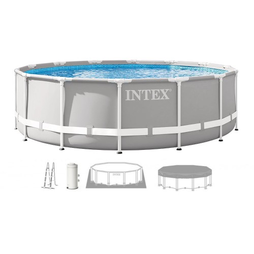 INTEX PRISM FRAME Kulatý bazénový set 427 x 107 cm s filtrací 220-240V 26720NP