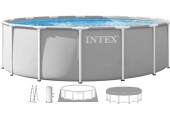 INTEX PRISM FRAME Kulatý bazén 457 x 122 cm s kartušovou filtrací 220-240V 26726ND