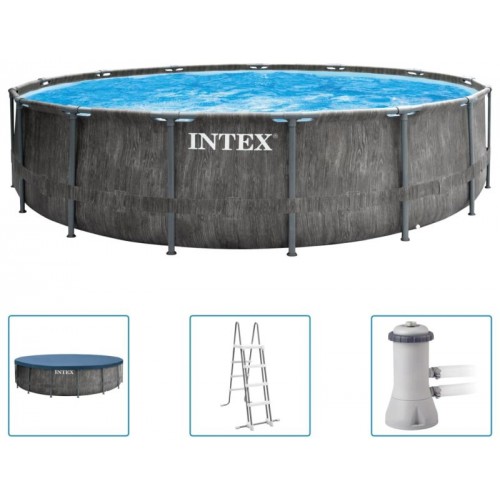 INTEX GREYWOOD PRISM POOLS Bazén 457 x 122 cm 26742GN INTEX GREYWOOD PRISM POOLS Bazén 457 x 122 cm 26742GN