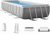 INTEX PRISM FRAME Obdélníkový bazén 488 x 244 x 107 cm s filtrací 220-240V 26792NP