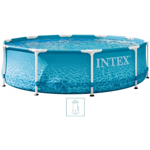 INTEX METAL FRAME BEACHSIDE Bazén 305 x 76 cm s filtrací 12V 28208GN INTEX METAL FRAME BEACHSIDE Bazén 305 x 76 cm s filtrací 12V 28208GN