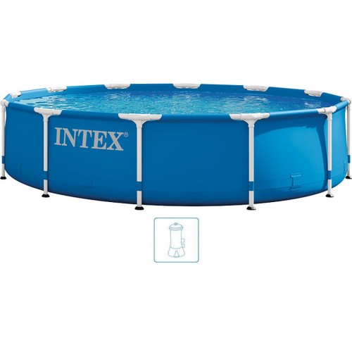 INTEX METAL FRAME Bazén 366 x 76 cm s filtrací 12V 28212GN INTEX METAL FRAME Bazén 366 x 76 cm s filtrací 12V 28212GN