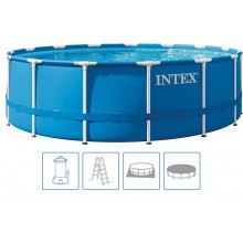 INTEX METAL FRAME Bazén 457 x 122 cm s filtrací 12V 28242GN