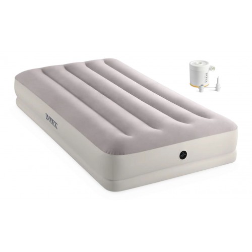 INTEX PRESTIGE MID-RISE TWIN Nafukovací postel s USB pumpou 99 x191 x 30 cm 64177 INTEX PRESTIGE MID-RISE TWIN Nafukovací postel s USB pumpou 99 x191 x 30 cm 64177