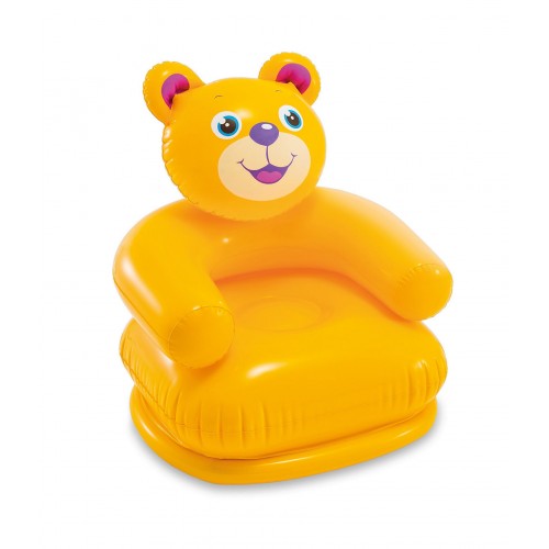INTEX Nafukovací dětské křeslo 65 x 64 x 74 cm, medvídek 68556 INTEX Nafukovací dětské křeslo 65 x 64 x 74 cm, medvídek 68556